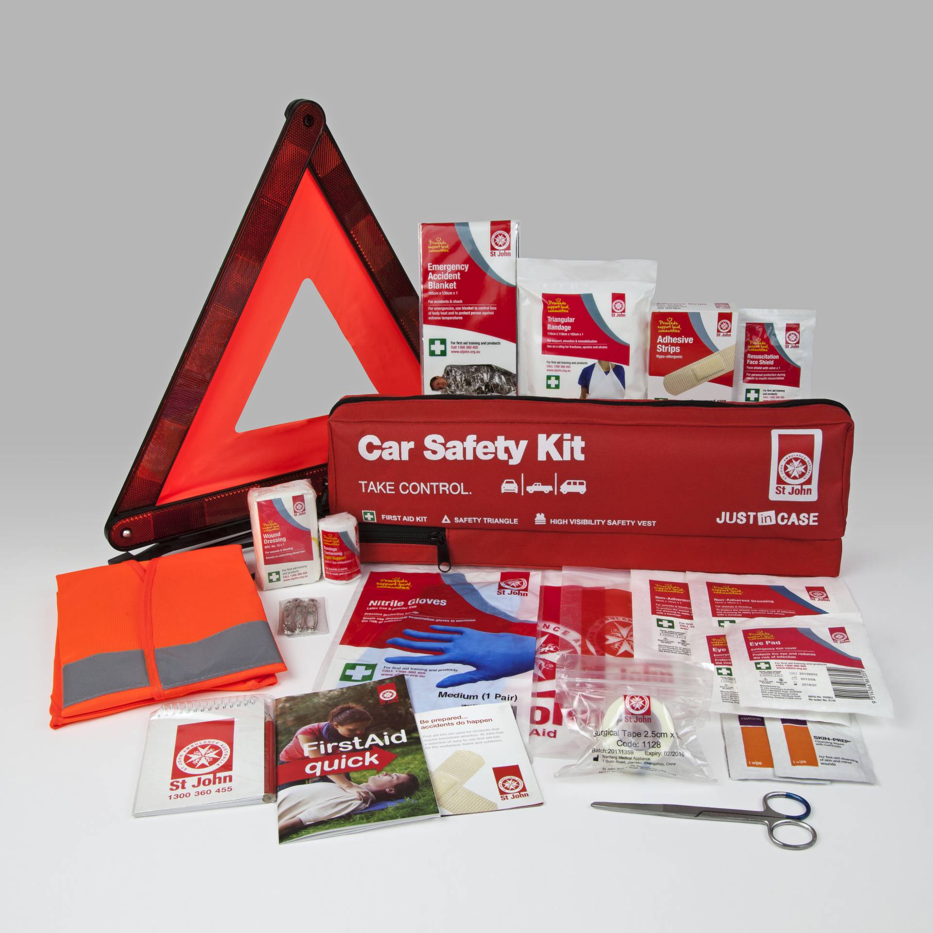Car Safety First Aid Kit 600203 - St John Ambulance QLD
