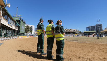 St John workers at the Ekka