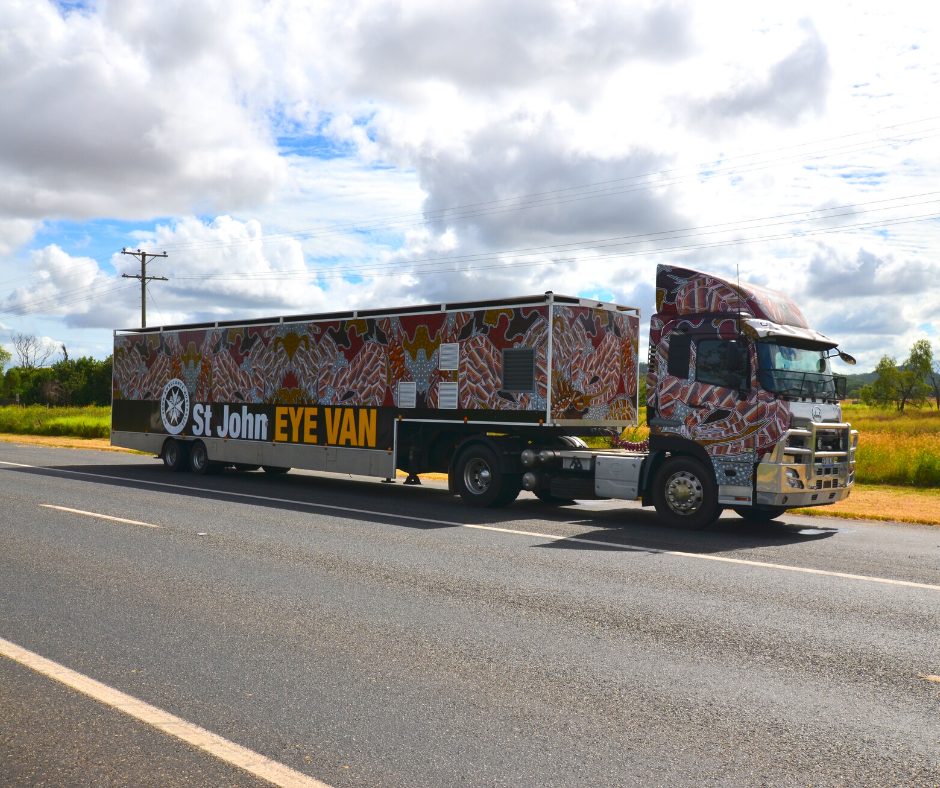 St John Eye Van in Regional Queensland
