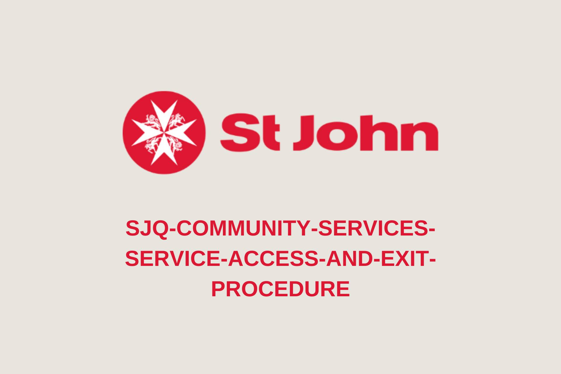 SJQ-Community-Services-Service-Access-and-Exit-Procedure